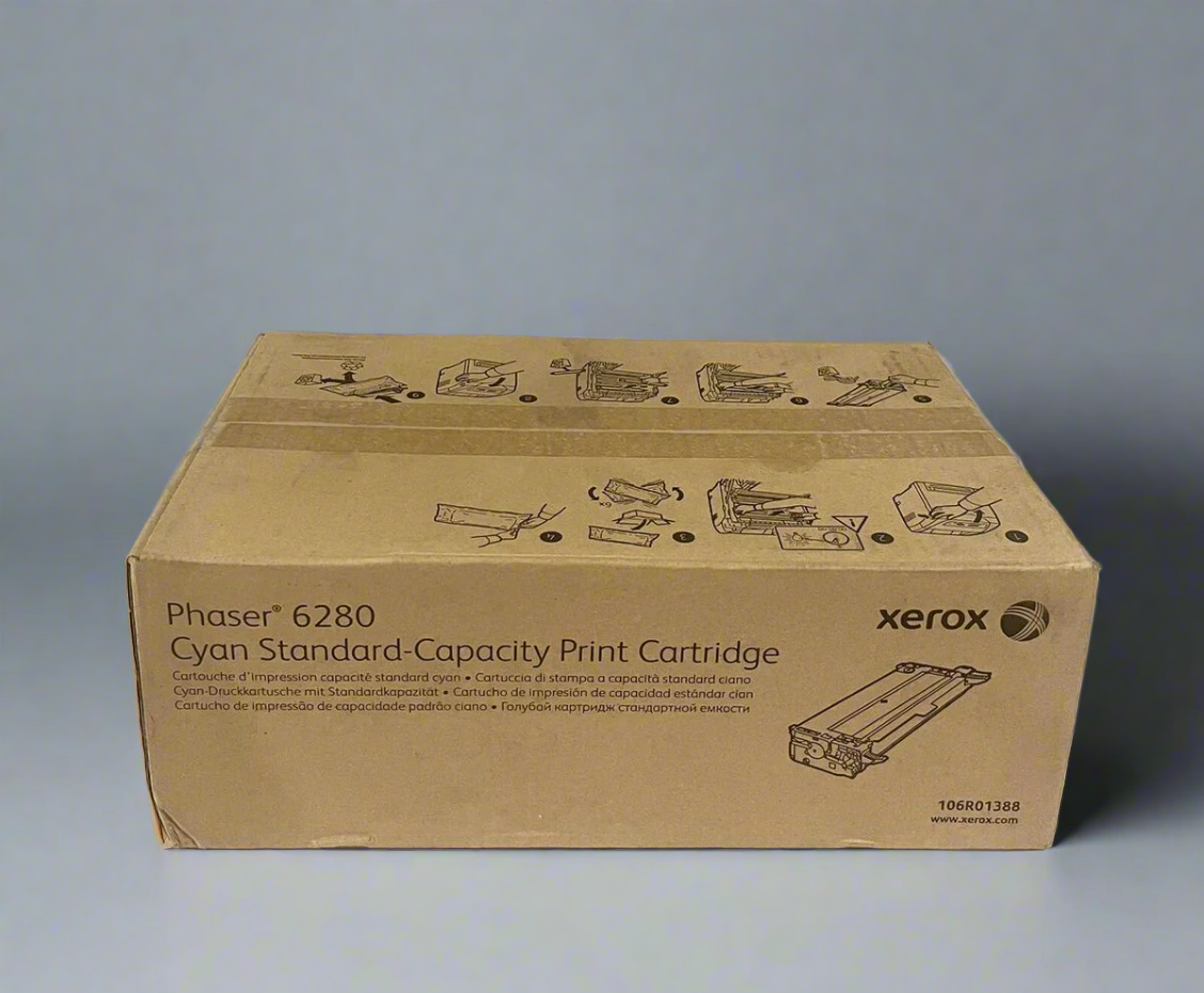 Genuine Xerox Phaser 6280 OEM Toner - 106R01388 Cyan