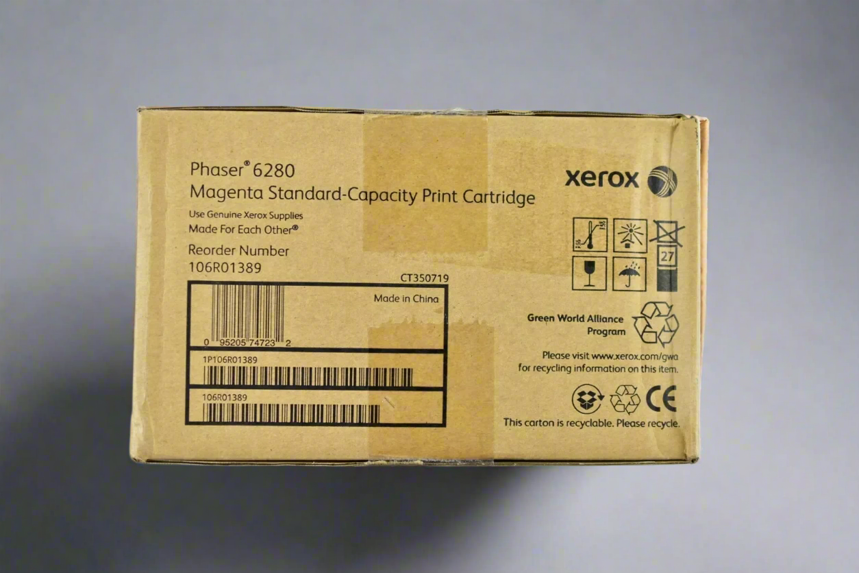Genuine Xerox Phaser 6280 OEM Toner - 106R01389 Magenta