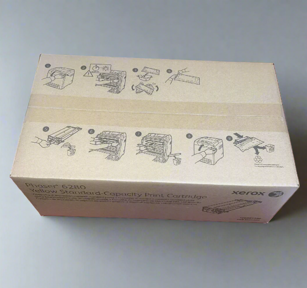 Genuine Xerox Phaser 6280 OEM Toner - 106R01390 Yellow
