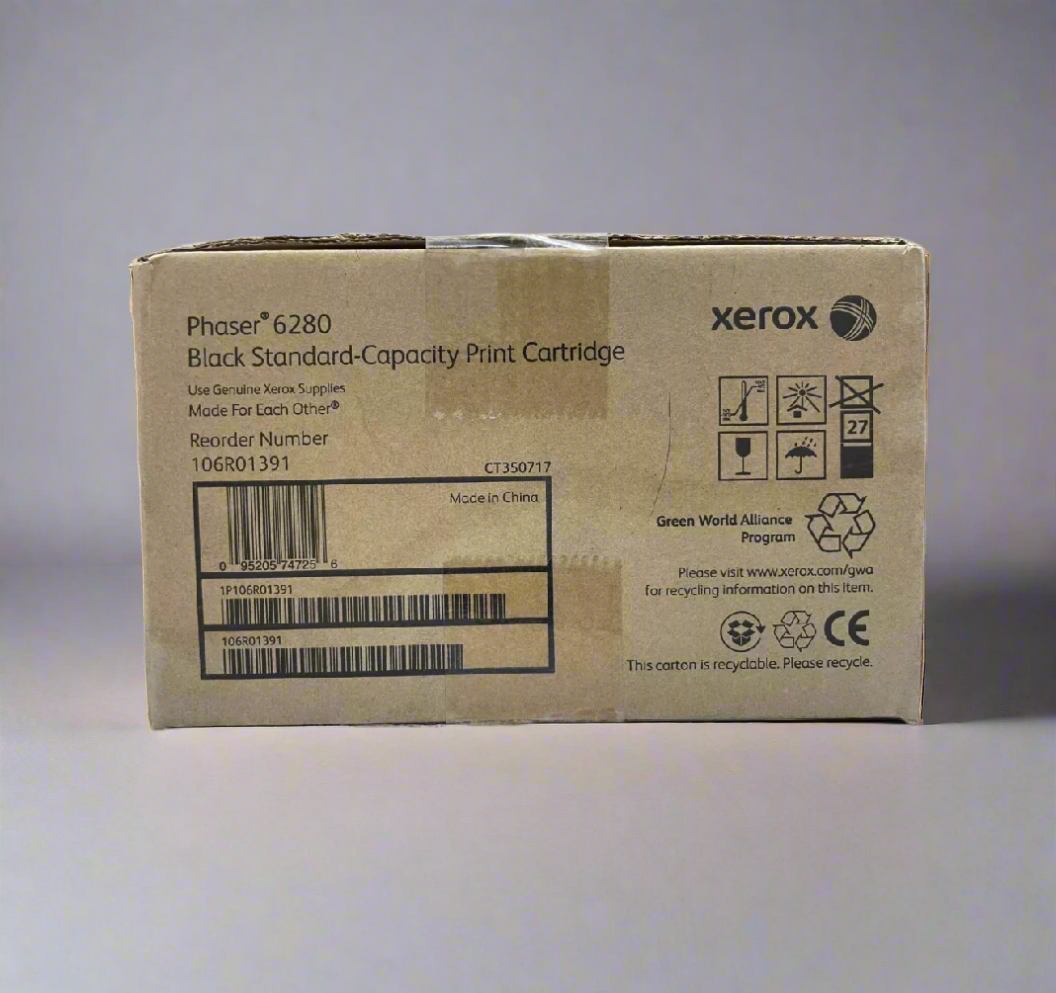 Genuine Xerox OEM Toner - 106R01391 Black