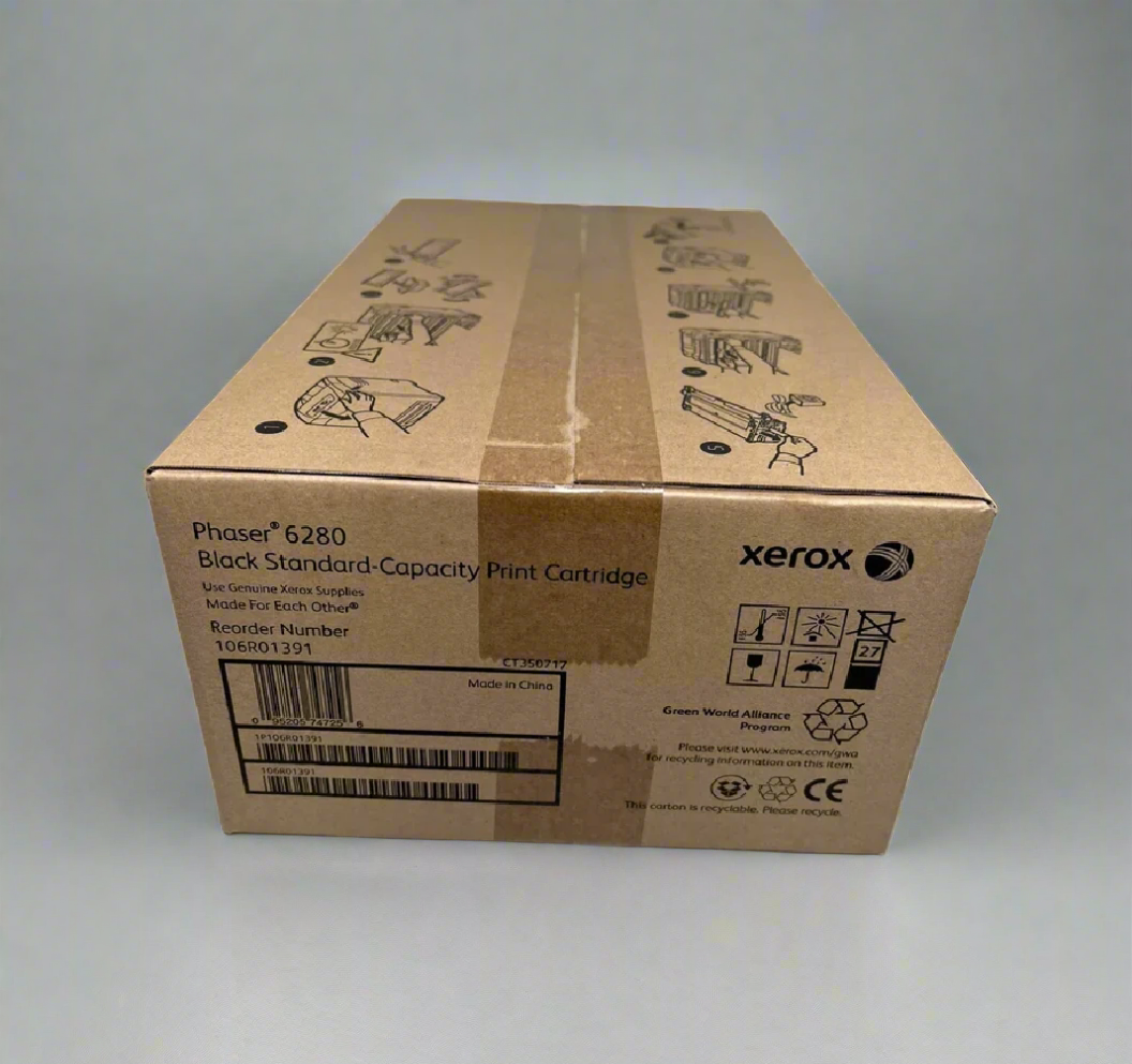 Genuine Xerox OEM Toner - 106R01391 Black