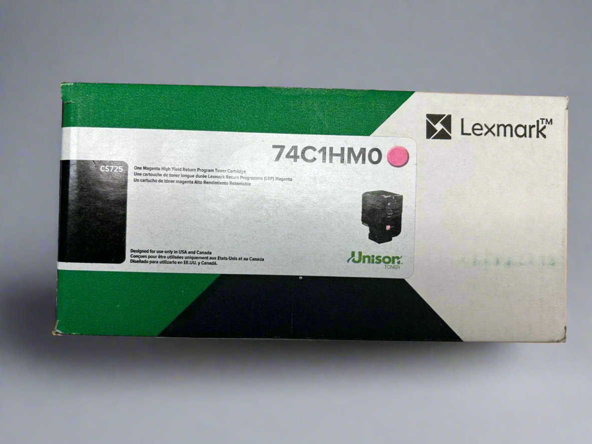 Genuine Lexmark OEM Toner - 74C1HM0 Magenta