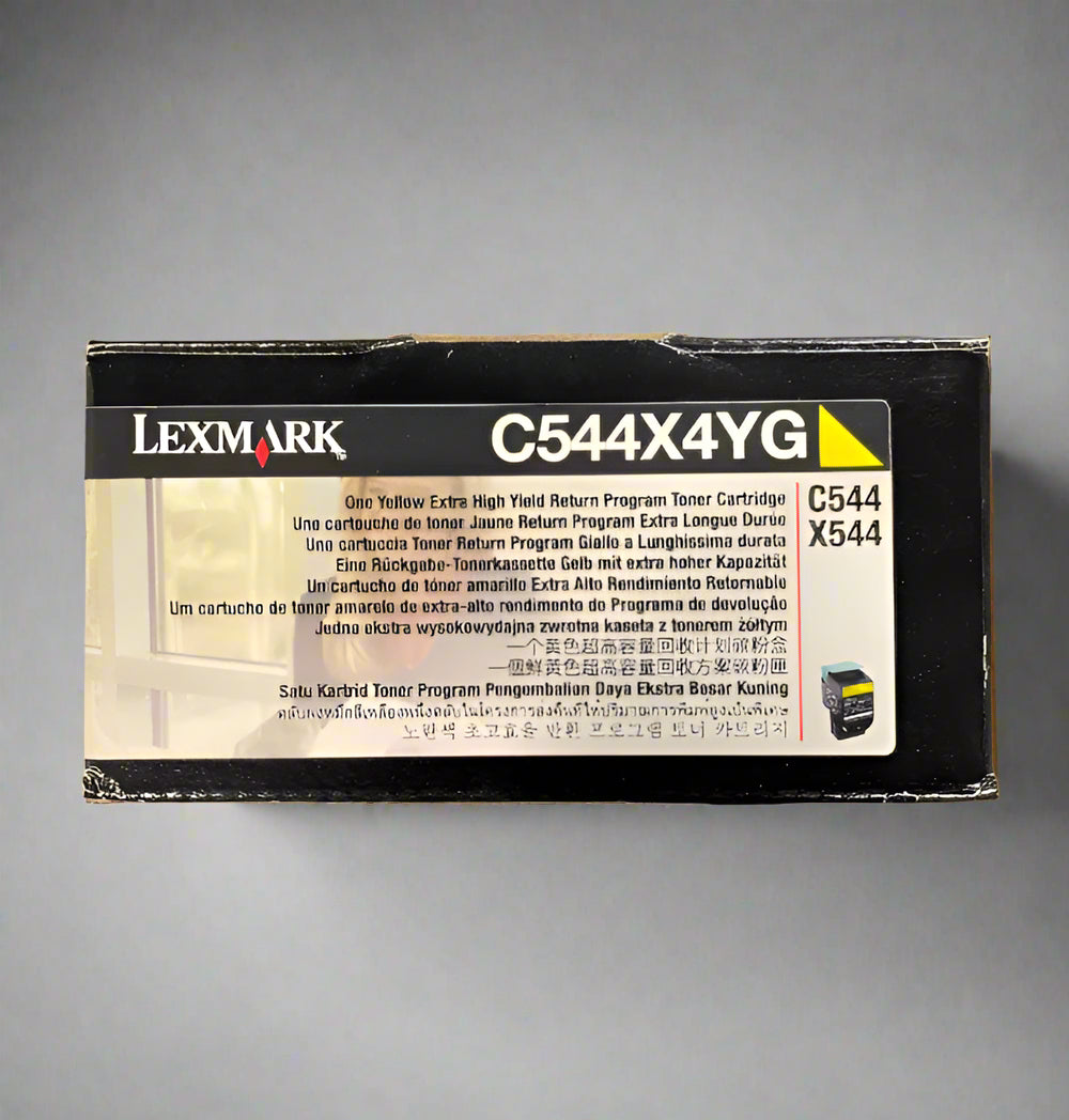 Genuine Lexmark OEM Toner - C544X4YG Yellow