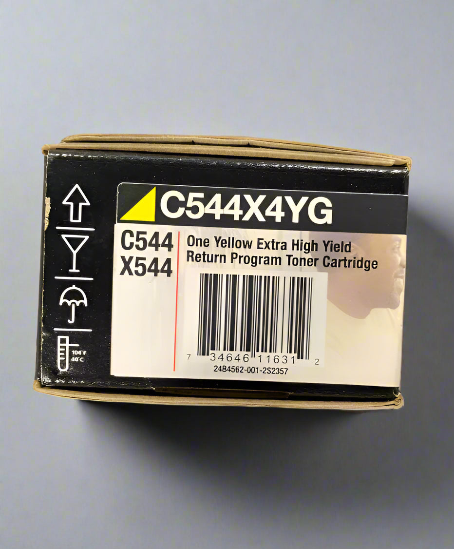 Genuine Lexmark OEM Toner - C544X4YG Yellow