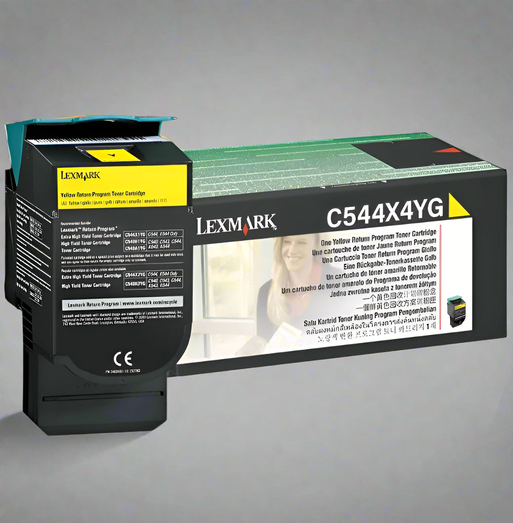 Genuine Lexmark OEM Toner - C544X4YG Yellow