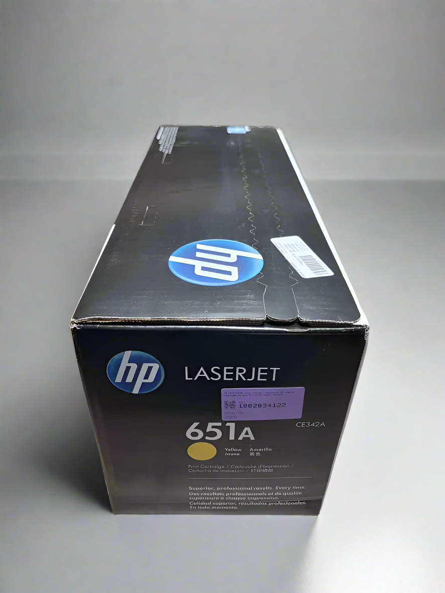 Genuine HP 651A OEM Toner - CE342A Yellow