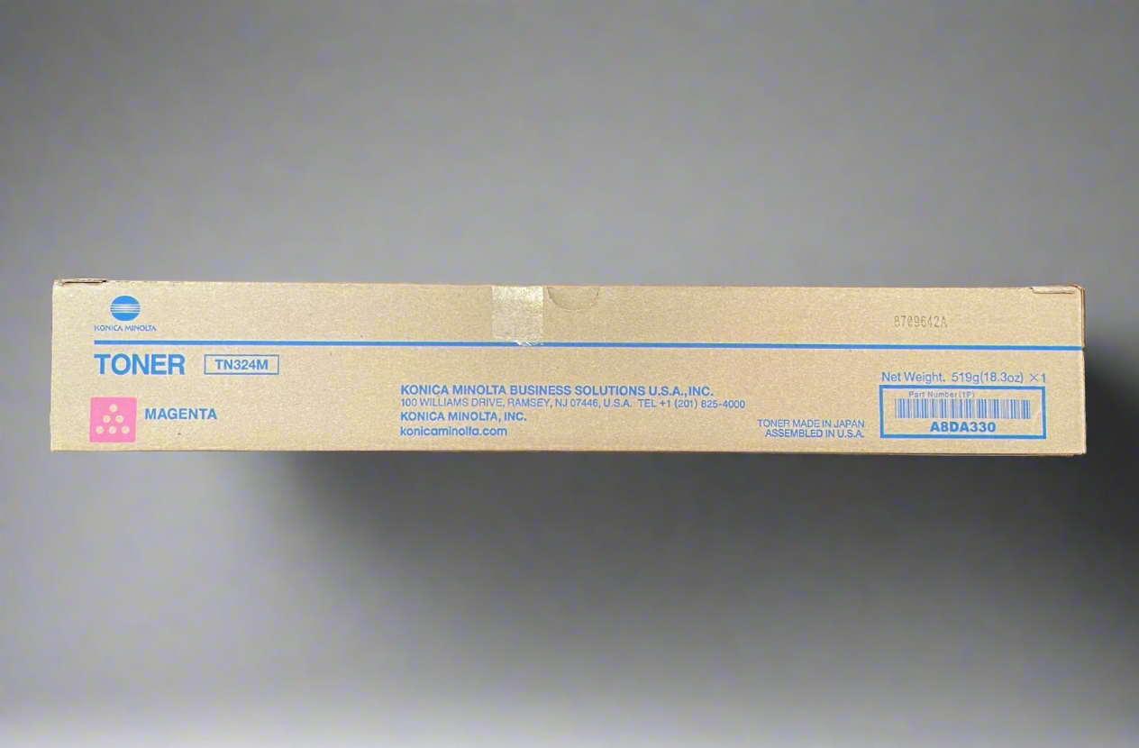 Genuine Konica Minolta OEM Toner - TN324M (A8DA330) Magenta