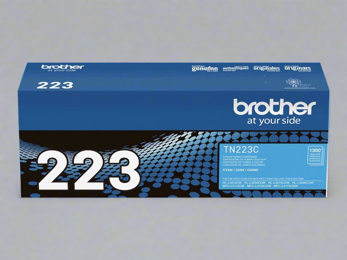 Genuine Brother OEM Toner Cyan - TN223C - Real Deal Toners