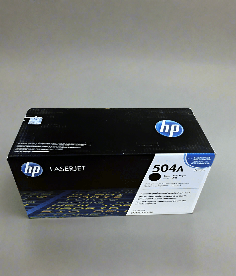 Genuine HP 504A OEM Toner - CE250A Black - Real Deal Toners