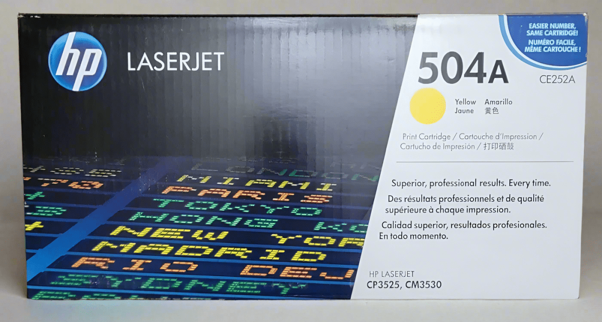 Genuine HP 504A OEM Toner - CE252A Yellow - Real Deal Toners