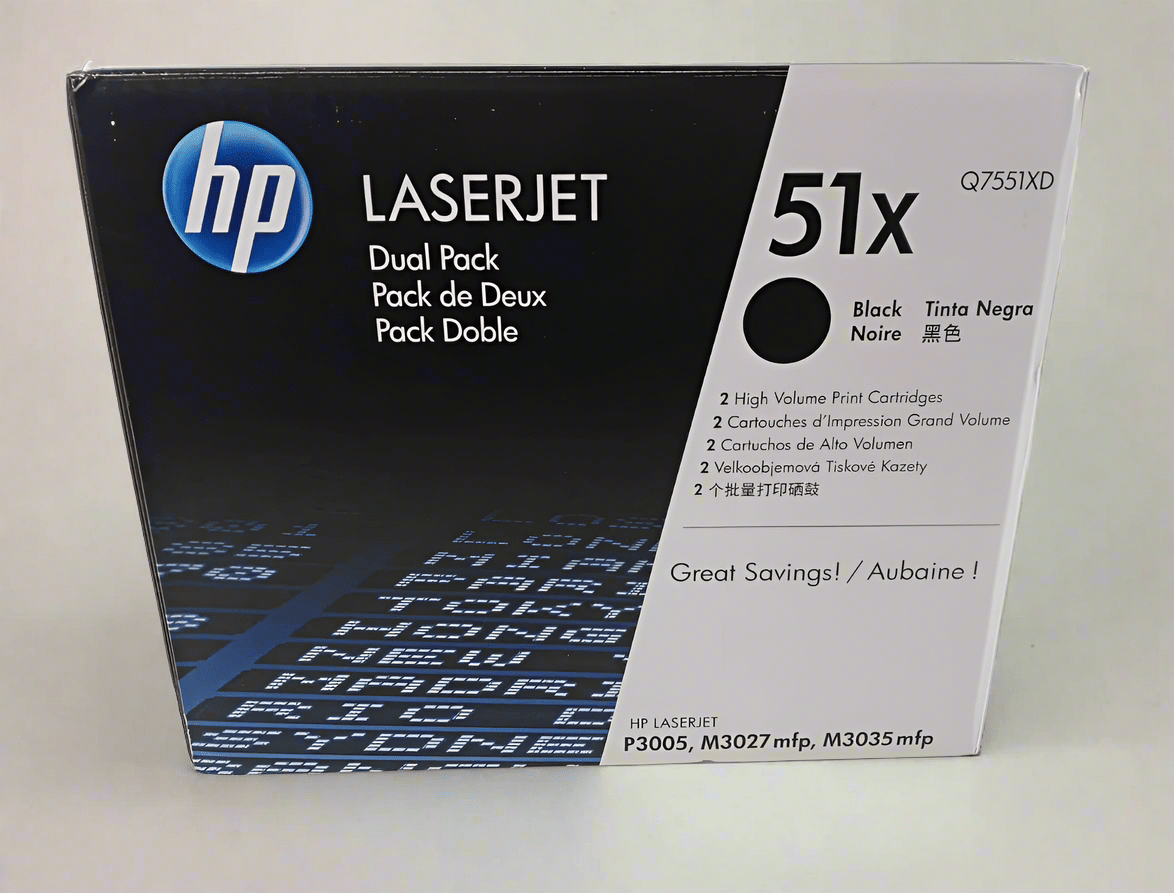Genuine HP 51X OEM Toner - Q7551XD Black - Real Deal Toners