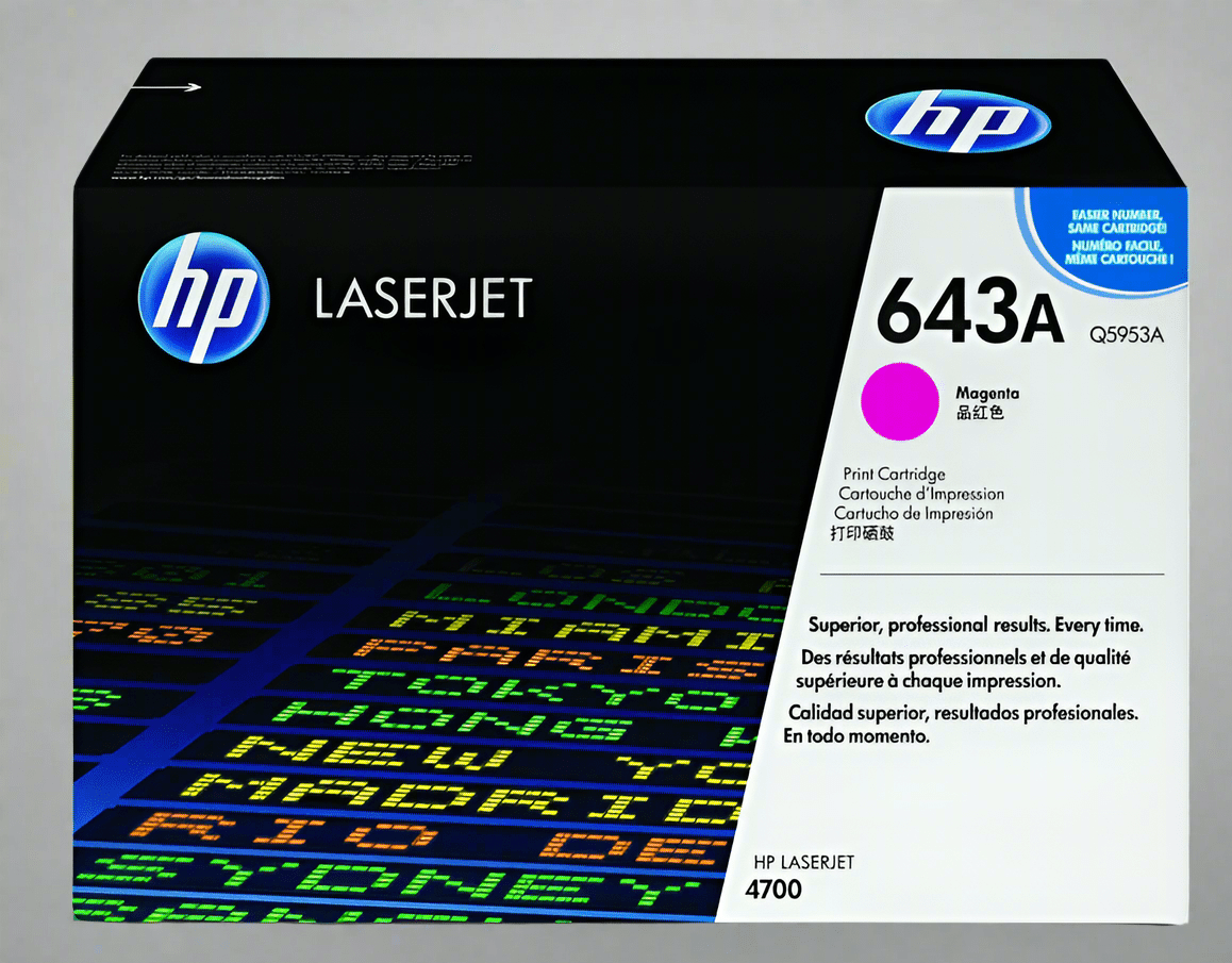 Genuine HP 643A OEM Toner - Q5953A Magenta - Real Deal Toners