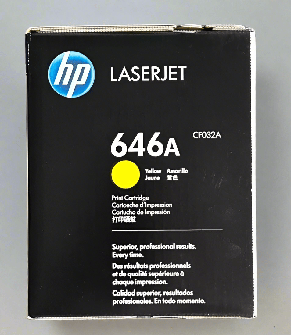 Genuine HP CF032A OEM Toner - Yellow - Real Deal Toners