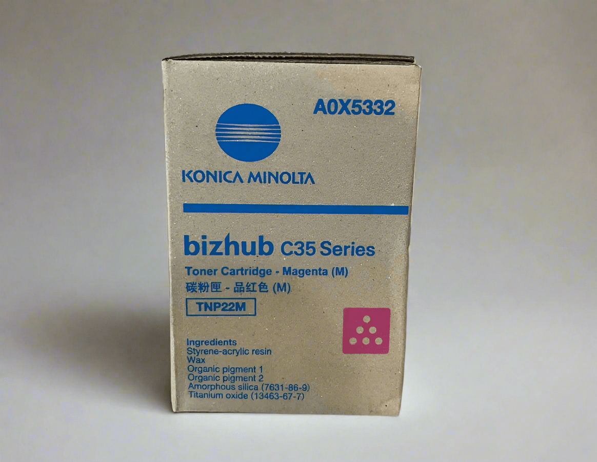 Genuine Konica - Minolta OEM Toner - TNP22M Magenta - Real Deal Toners