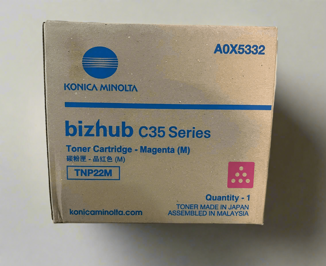 Genuine Konica - Minolta OEM Toner - TNP22M Magenta - Real Deal Toners