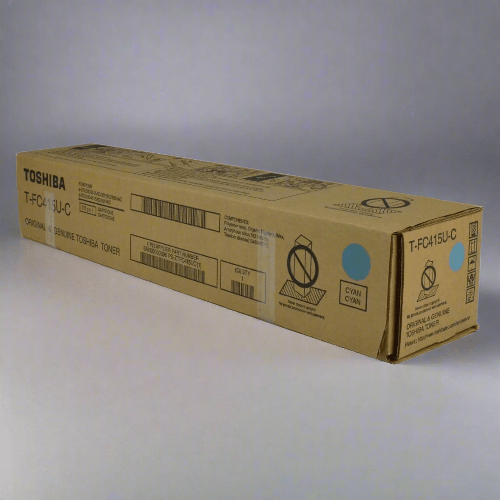 Genuine Toshiba OEM Toner - TFC415UC Cyan - Real Deal Toners