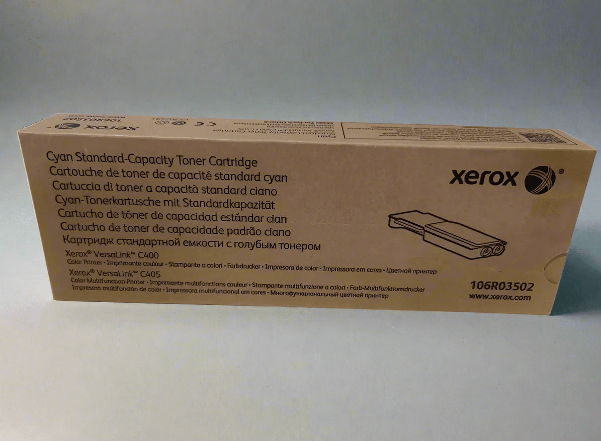 Genuine Xerox OEM Toner - 106R03502 Cyan - Real Deal Toners
