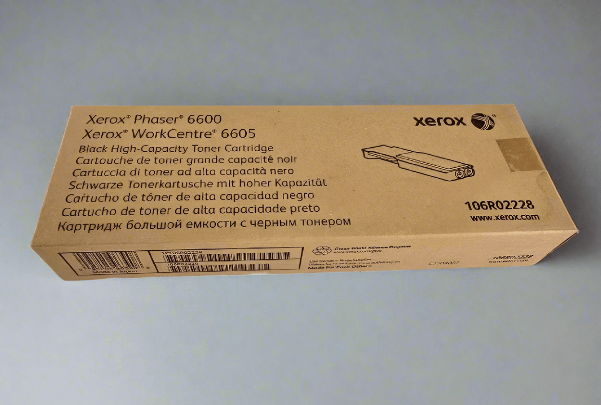 Genuine Xerox Phaser 6600 Workcentre 6605 OEM Toner SET - 106R02225 Cyan, 106R02226 Magenta, 106R02227 Yellow, 106R02228 Black - Real Deal Toners