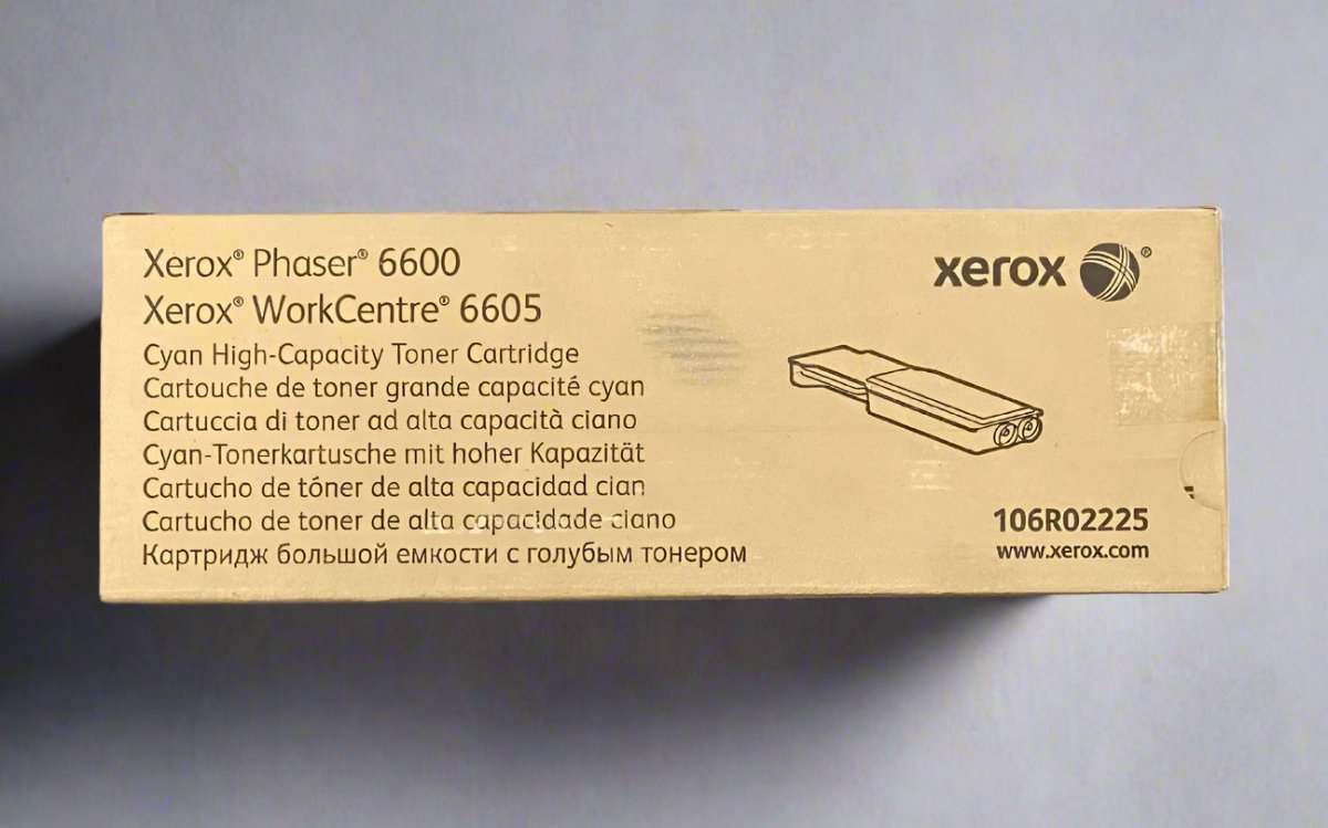 Genuine Xerox Phaser 6600 Workcentre 6605 OEM Toner SET - 106R02225 Cyan, 106R02226 Magenta, 106R02227 Yellow, 106R02228 Black - Real Deal Toners