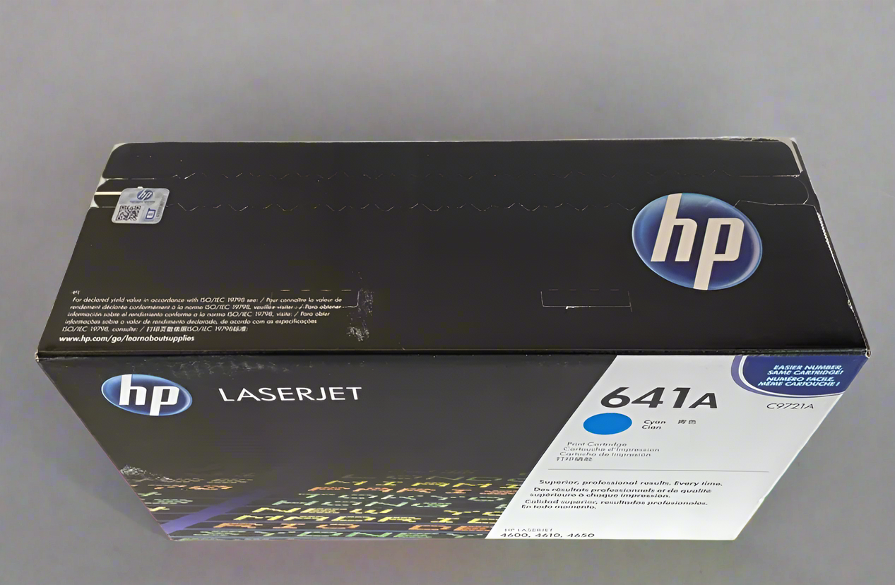 Genuine HP C9721A OEM Toner - Cyan