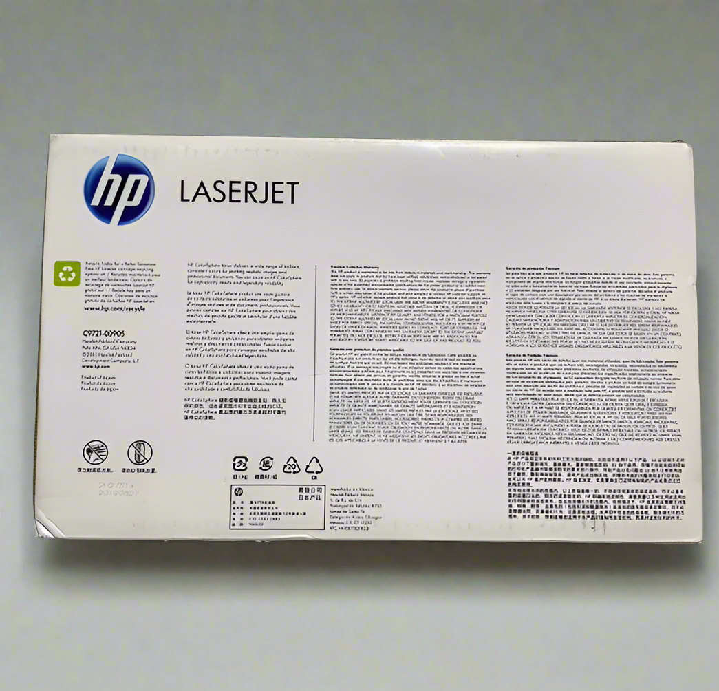 Genuine HP C9721A OEM Toner - Cyan