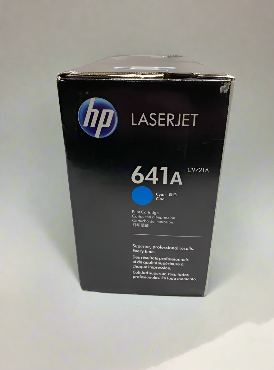 Genuine HP C9721A OEM Toner - Cyan