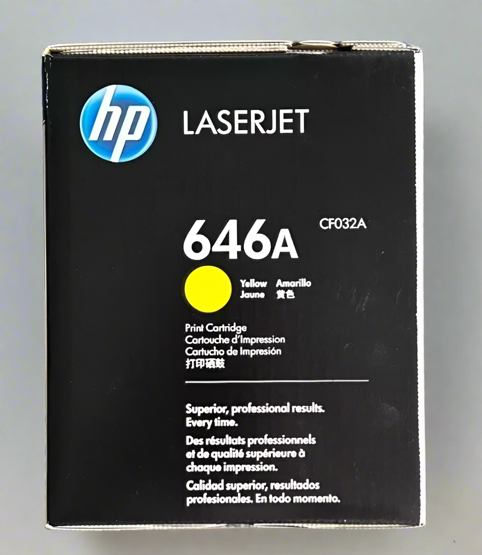 Genuine HP CF032A OEM Toner - Yellow