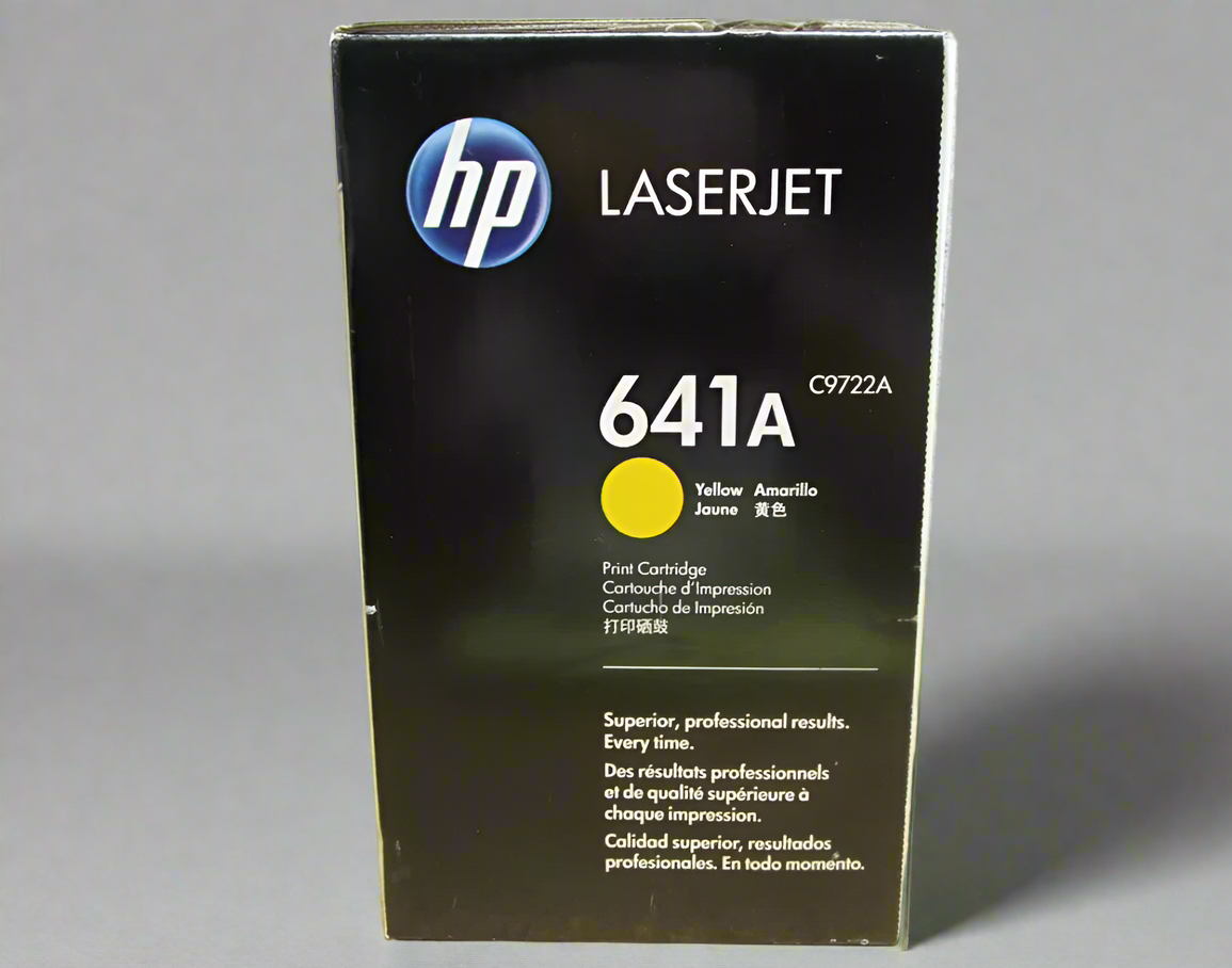 Genuine HP OEM Toner - C9722A Yellow