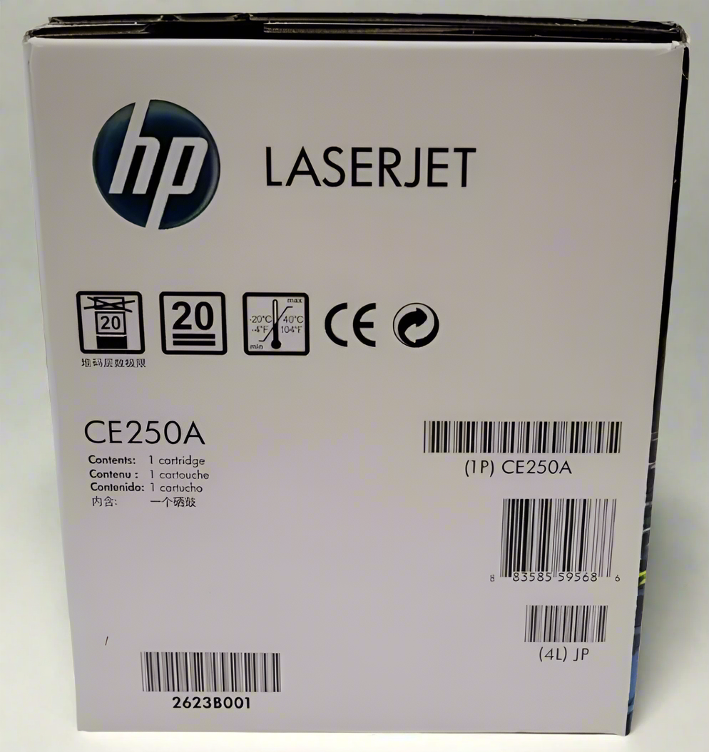 Genuine HP OEM Toner - CE250A Black