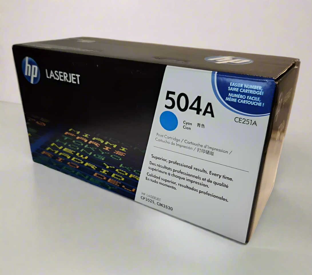 Genuine HP OEM Toner - CE251A Cyan