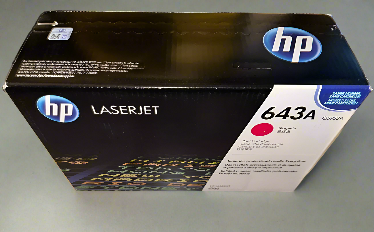 Genuine HP OEM Toner - Q5953A Magenta