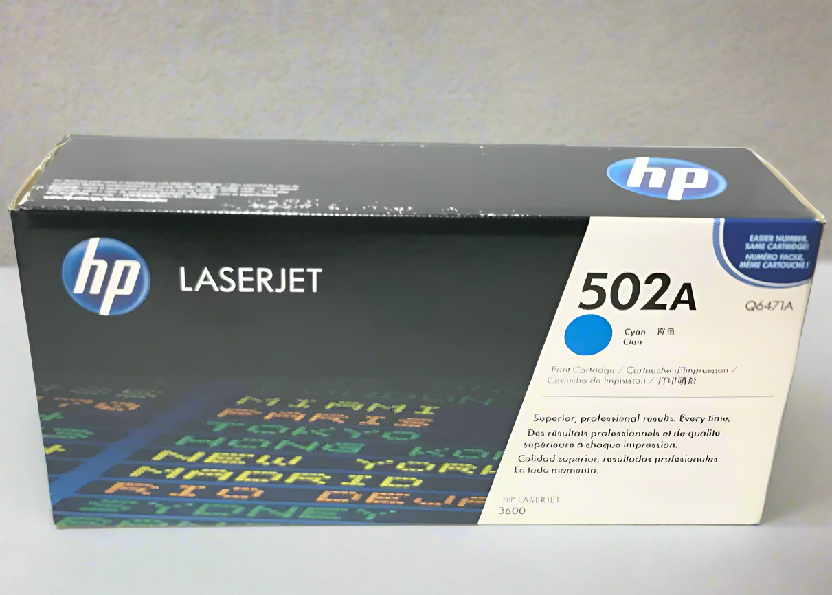 Genuine HP OEM Toner - Q6471A Cyan