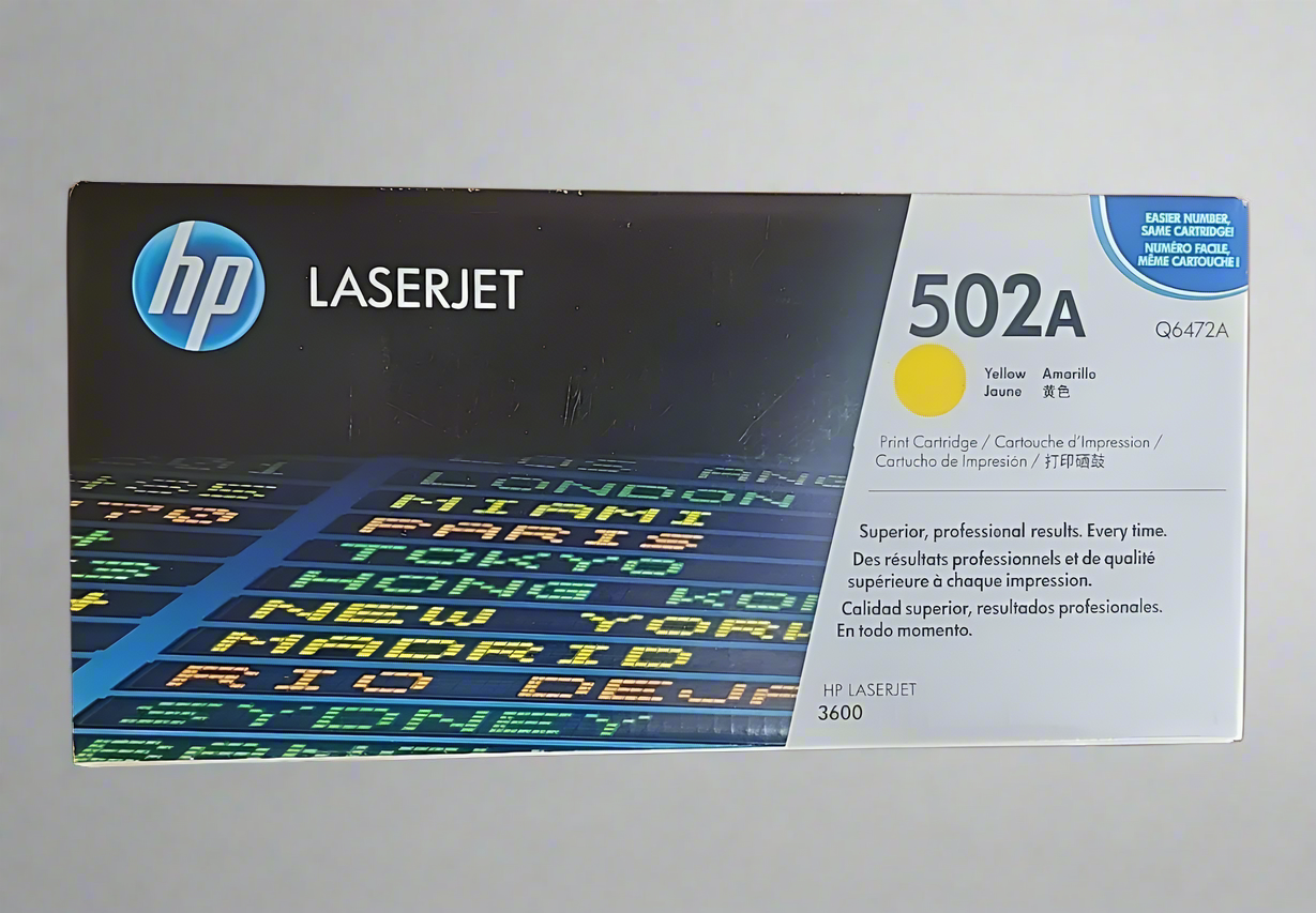 Genuine HP OEM Toner - Q6472A Yellow