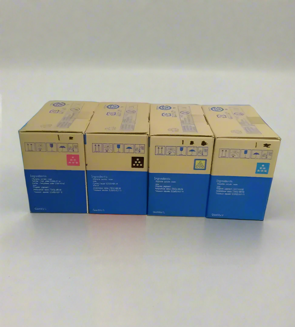 Genuine Konica Minolta OEM Toner Cartridge Set Cyan, Magenta, Yellow, Black - TNP49