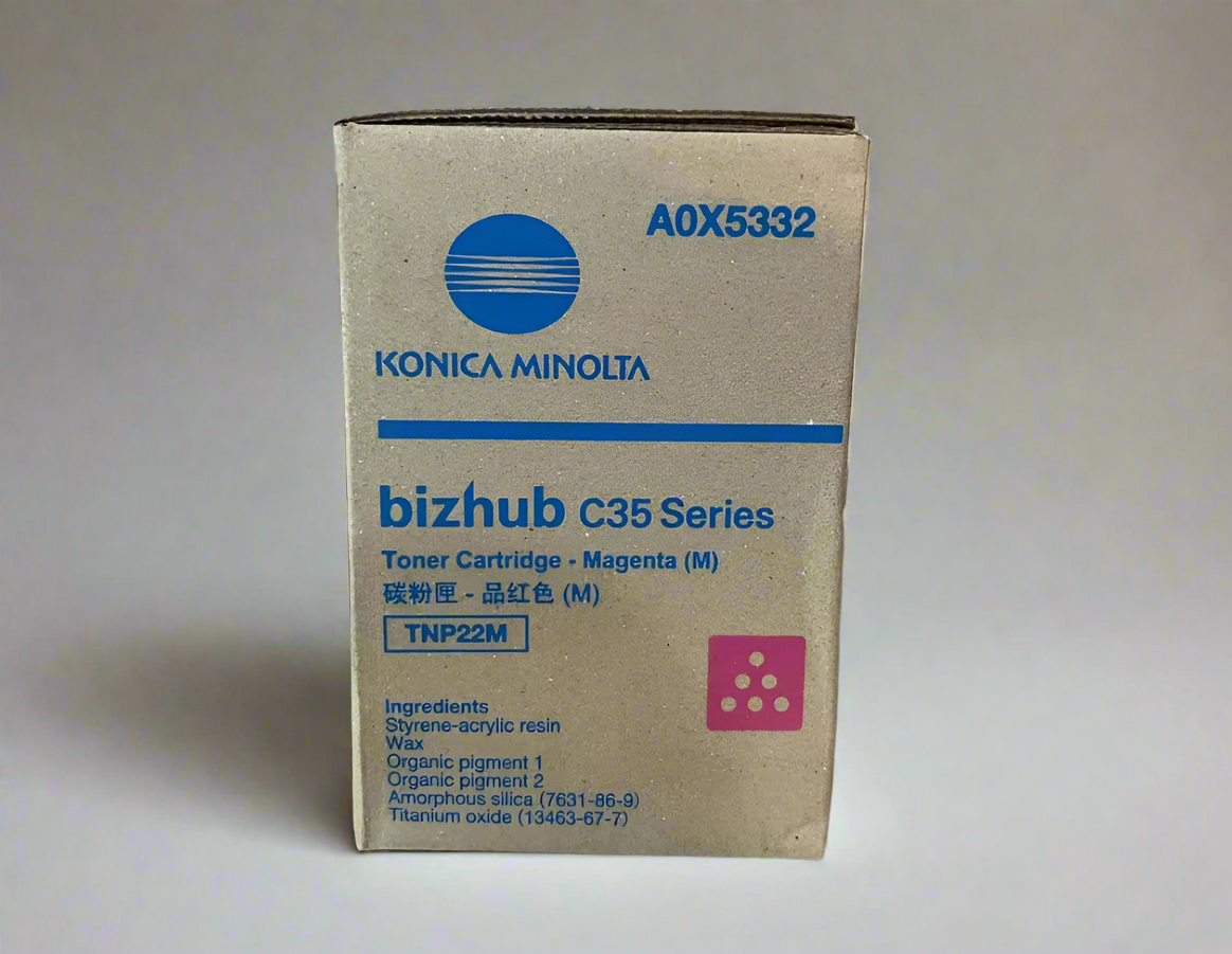 Genuine Konica-Minolta OEM Toner - TNP22M Magenta