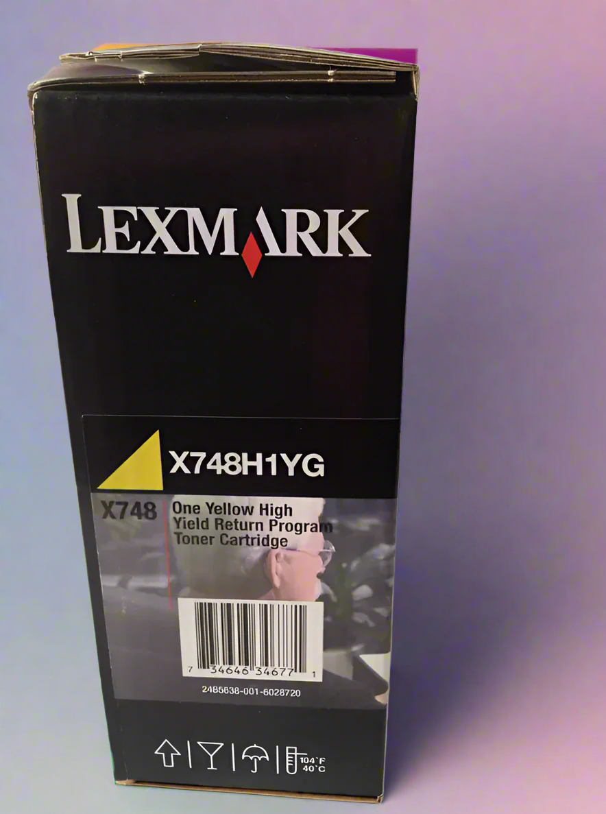 Genuine Lexmark OEM Toner - X748H1YG Yellow