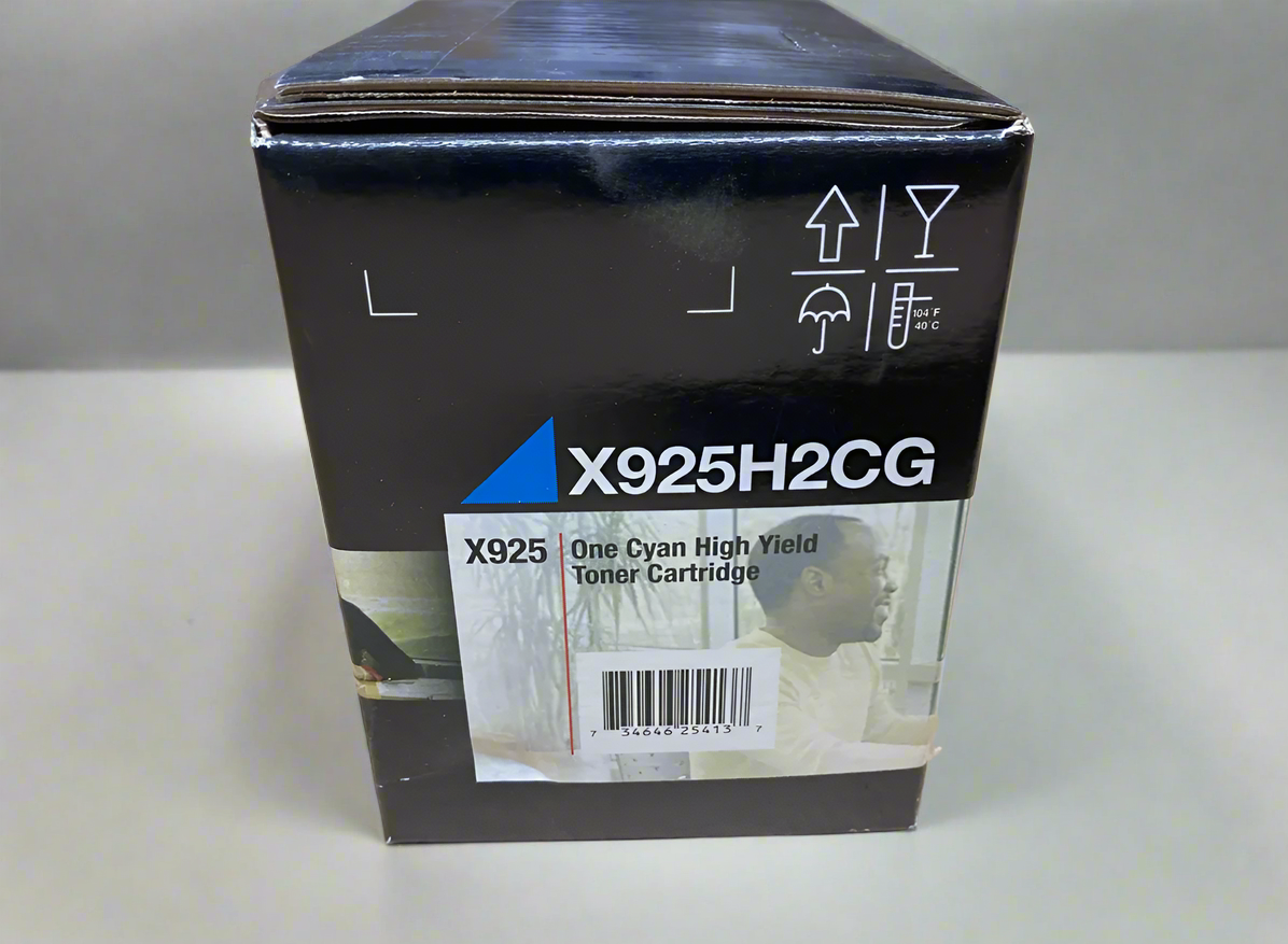 Genuine Lexmark OEM Toner - X925H2CG Cyan