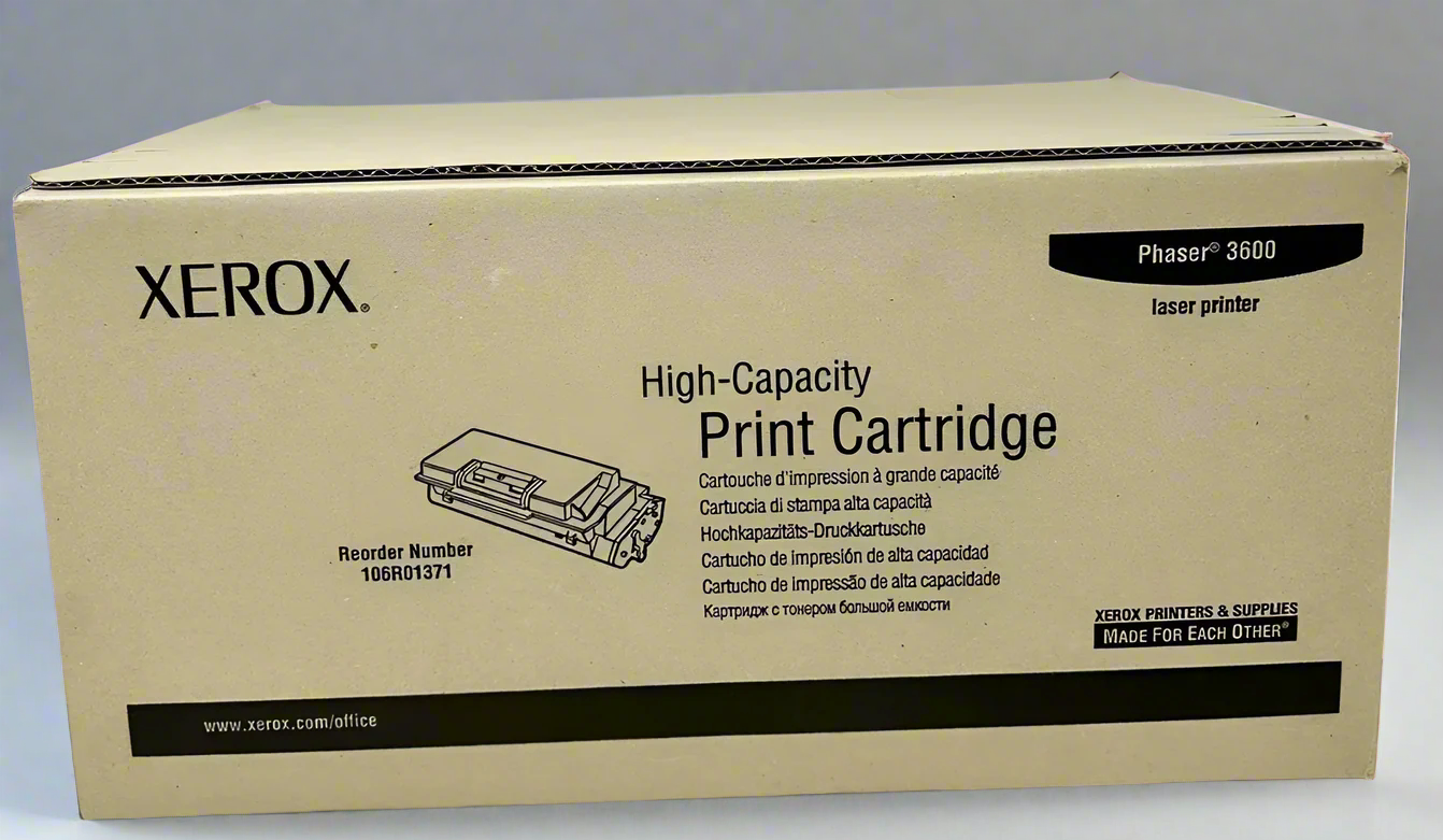 Genuine Xerox OEM Toner - 106R01371 Black