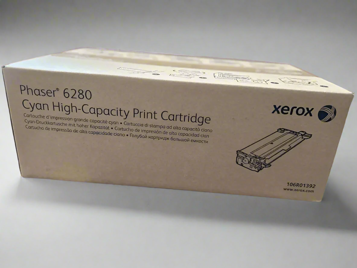 Genuine Xerox OEM Toner - 106R01392 Cyan