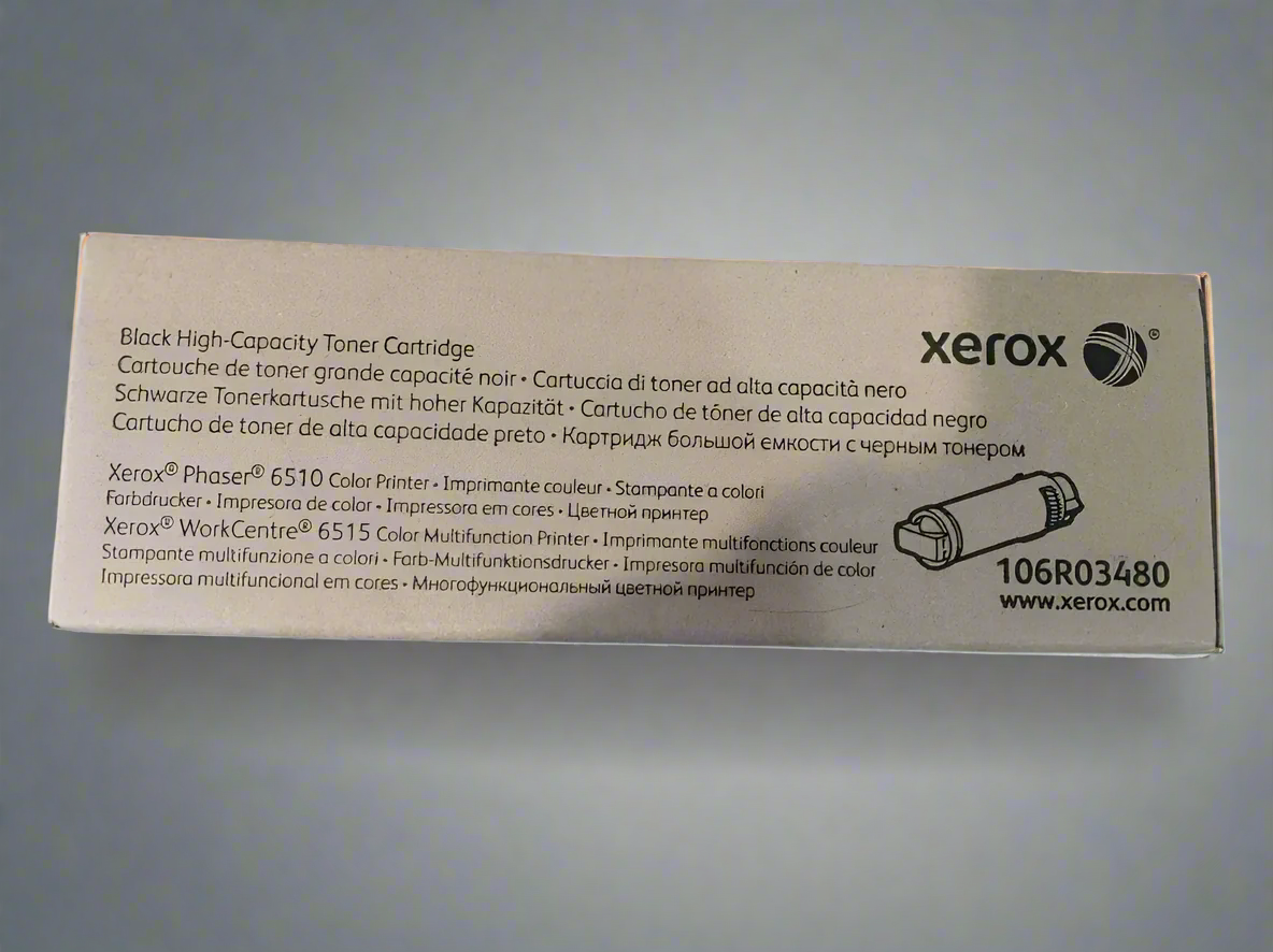 Genuine Xerox OEM Toner - 106R03480 Black