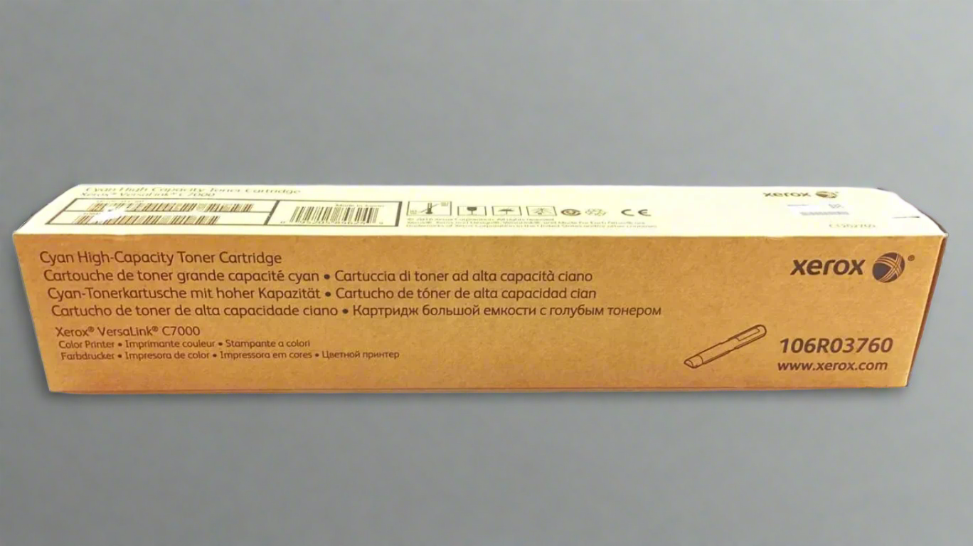 Genuine Xerox OEM Toner - 106R03760 Cyan