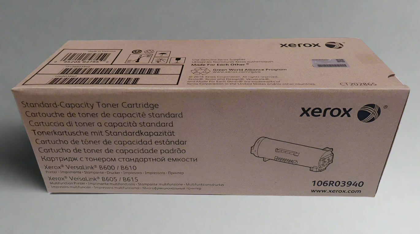 Genuine Xerox OEM Toner - 106R03940 Black