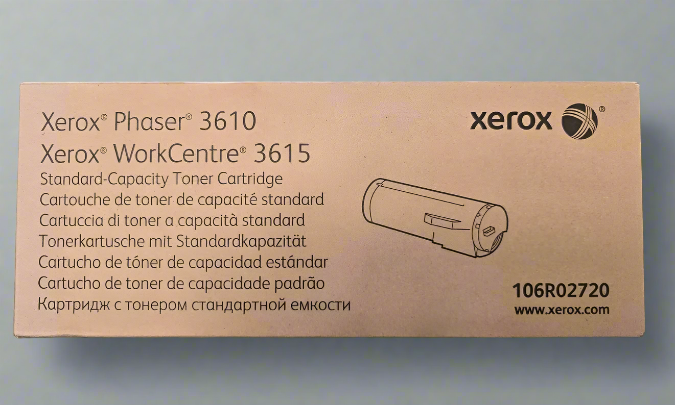 Genuine Xerox OEM Toner - 106R02720 Black