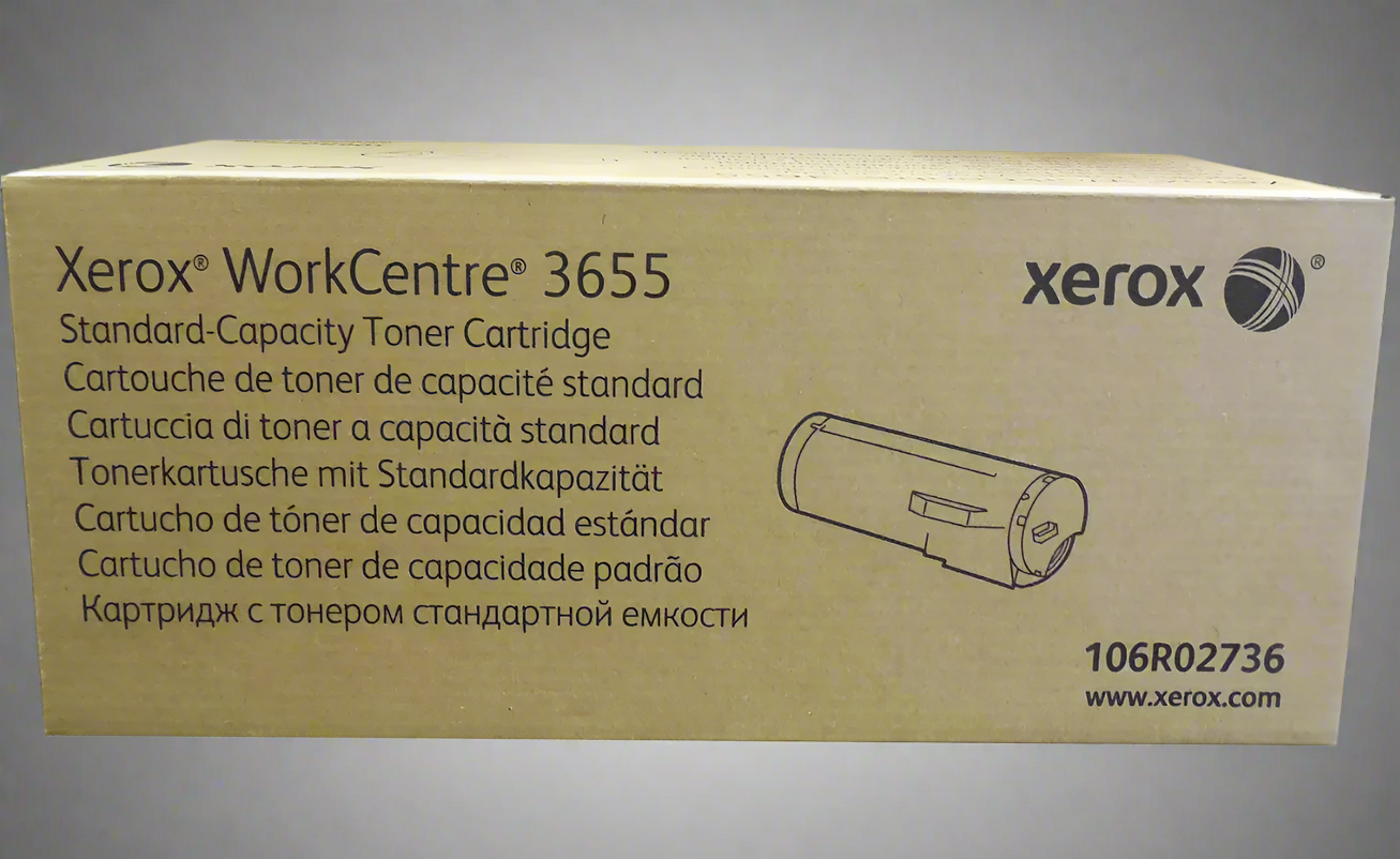 Genuine Xerox OEM Toner - 106R02736 Black