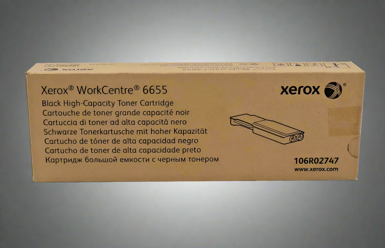 Genuine Xerox OEM Toner - 106R02747 Black