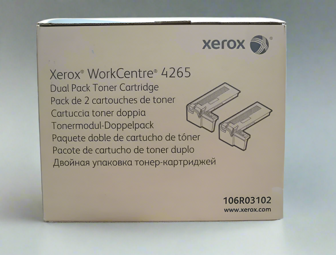 Genuine Xerox OEM Toner - 106R03102 Black