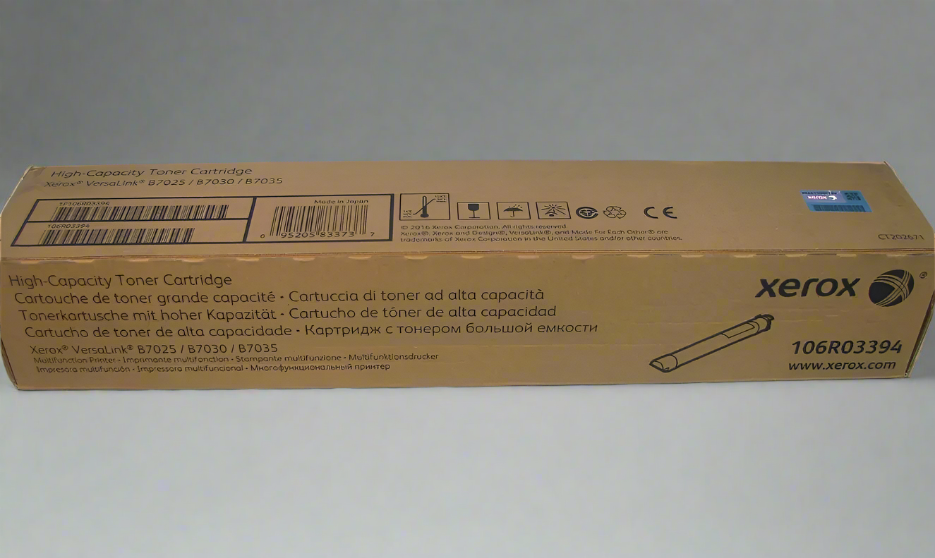 Genuine Xerox OEM Toner - 106R03394 Black