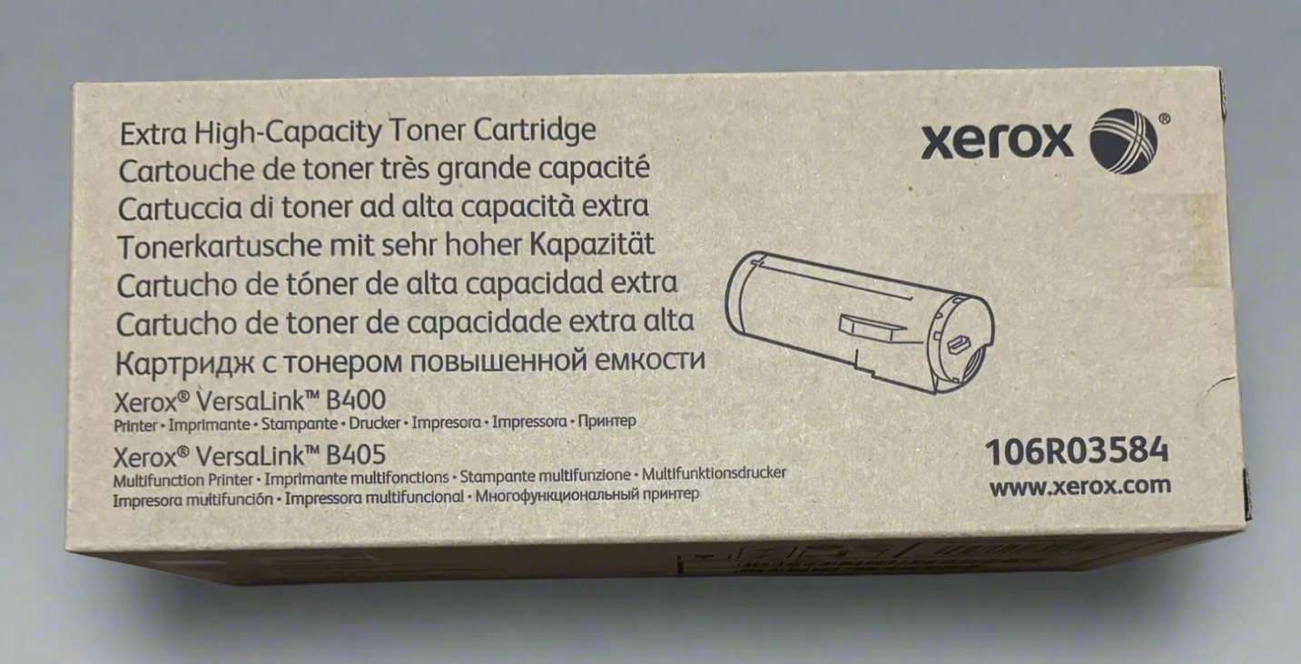 Genuine Xerox OEM Toner - 106R03584 Black