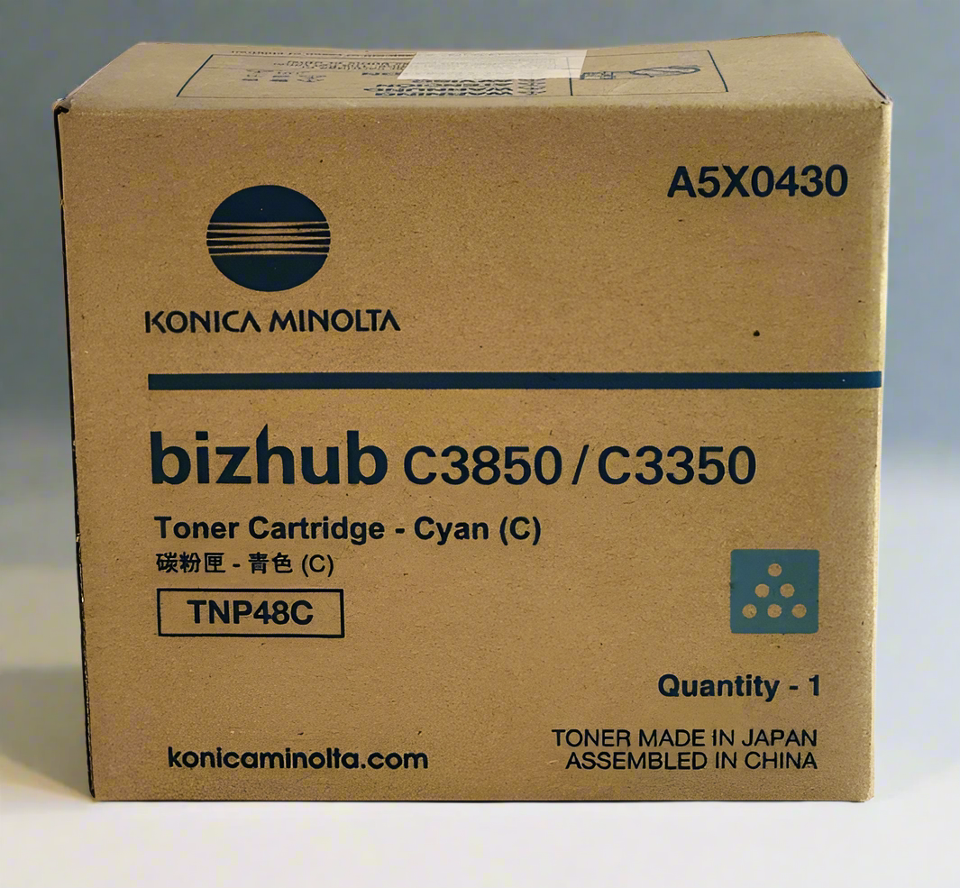 Genuine Konica-Minolta OEM Toner - TNP48C Cyan