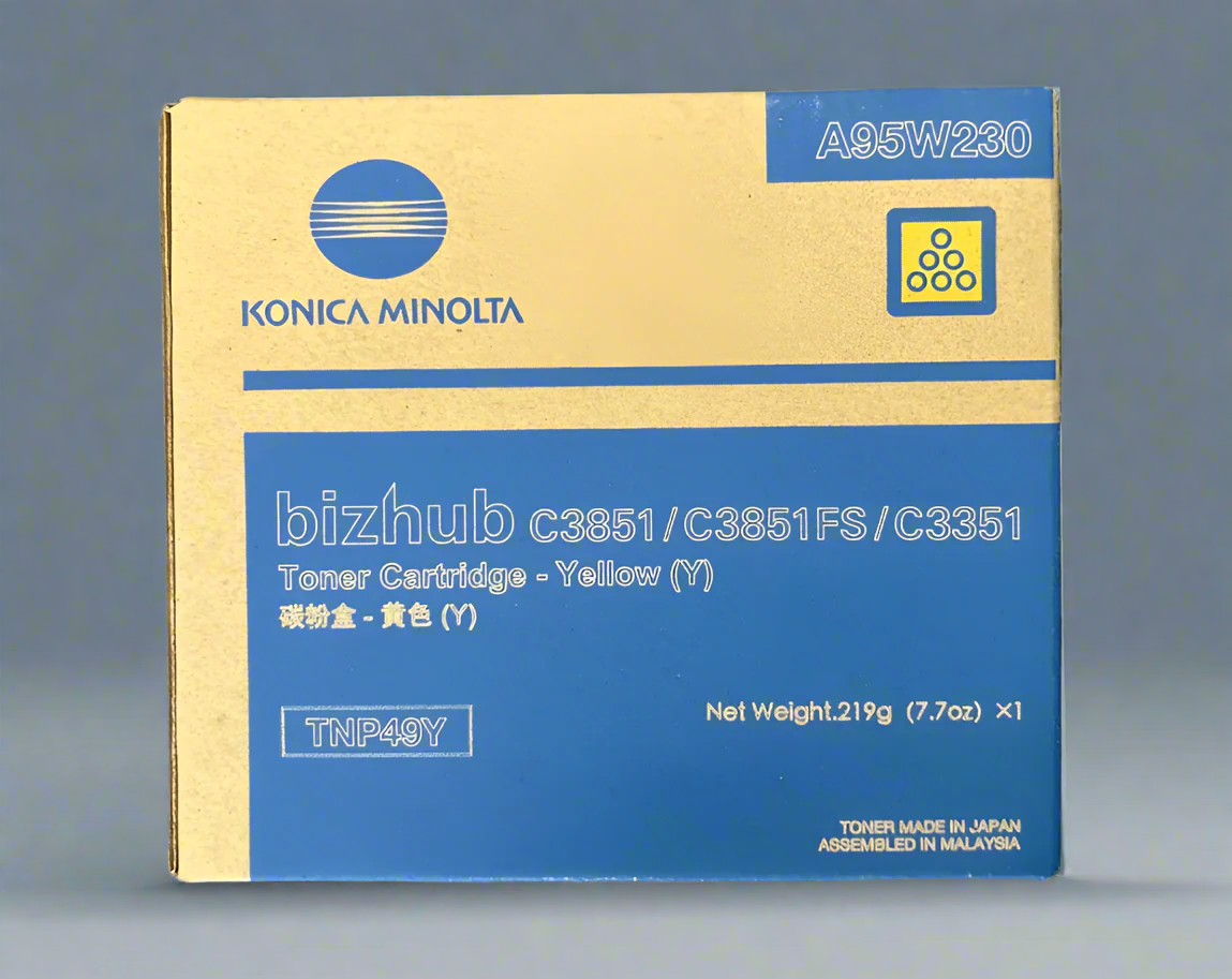 Genuine Konica-Minolta OEM Toner - TNP49Y Yellow